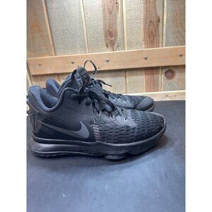 Nike LeBron Witness 5 Black Basketball Shoes Mens Size 10 Lightweight Breathable
